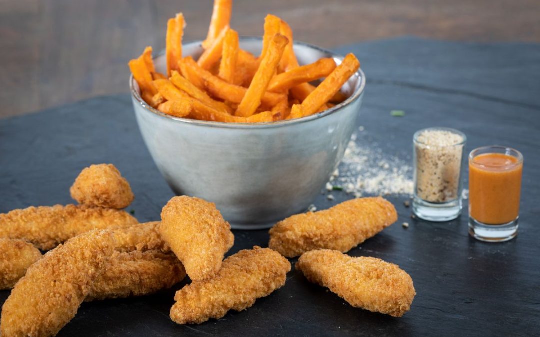 Crunchy Coated Formed Chicken Products