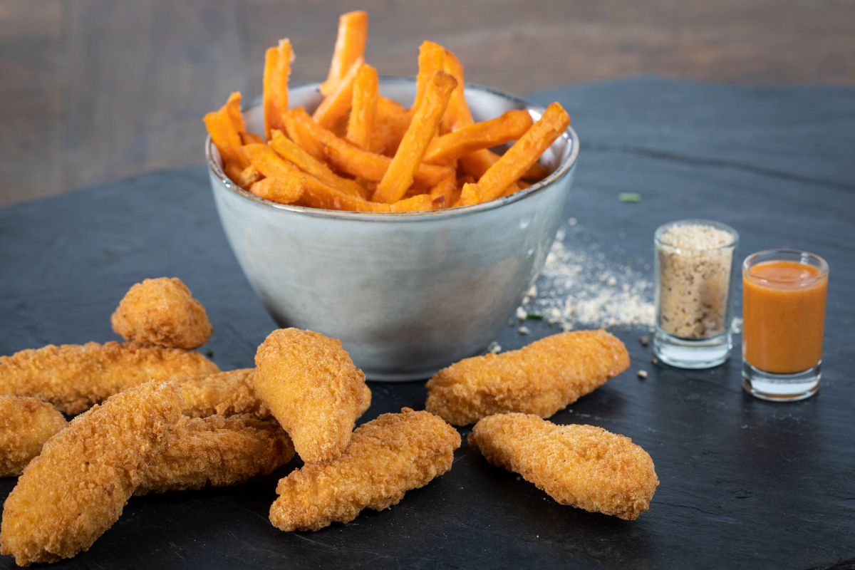 Goujon (Knusprig ummanteltes Huhn) De Korrel Beheer