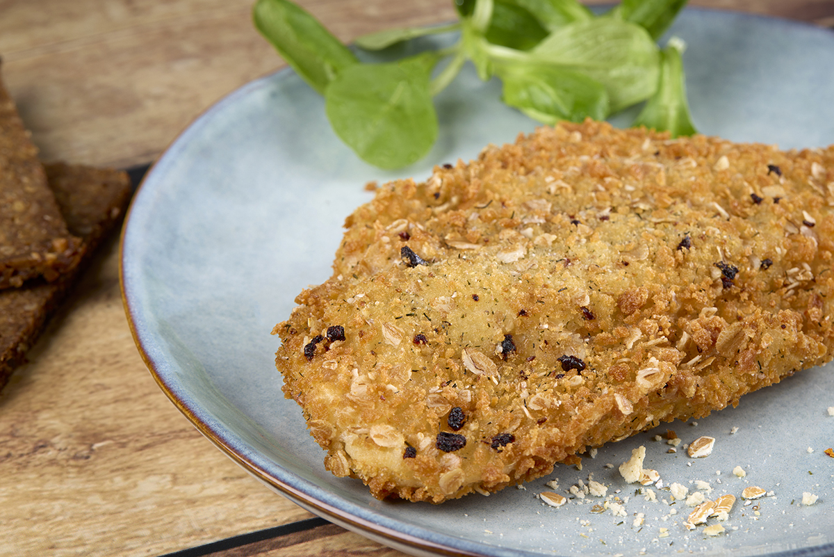 Breaded Fish with Smörrebrod
