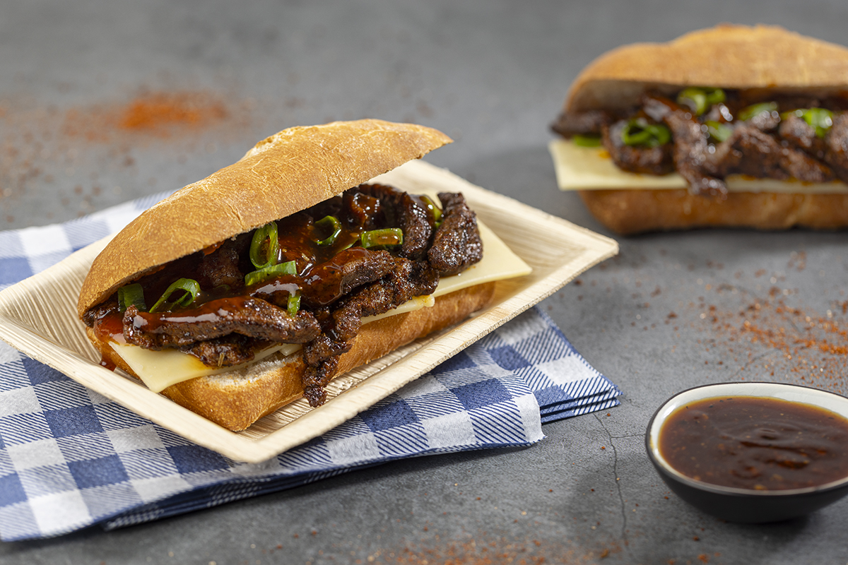 Bulgogi Cheese Steak Sandwich