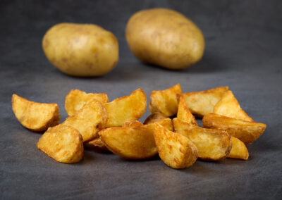Gekruide aardappelpartjes